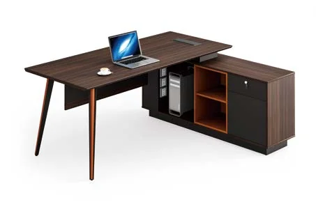 Bureau de manager LA-612 – 1800 mm (Noyer foncé (M045), 1800 x 1500 x 750)