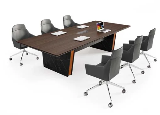 Table de réunion LA-630-22 – 2200 mm (Noyer foncé (M045))