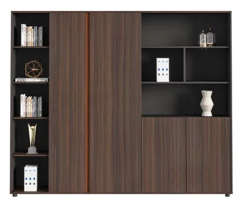 Armoire de rangement LA-641 – 2400 mm (Noyer foncé (M045))