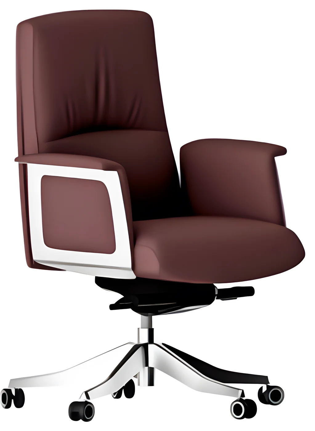 Medium back executive chair AM 2516B – PU leather