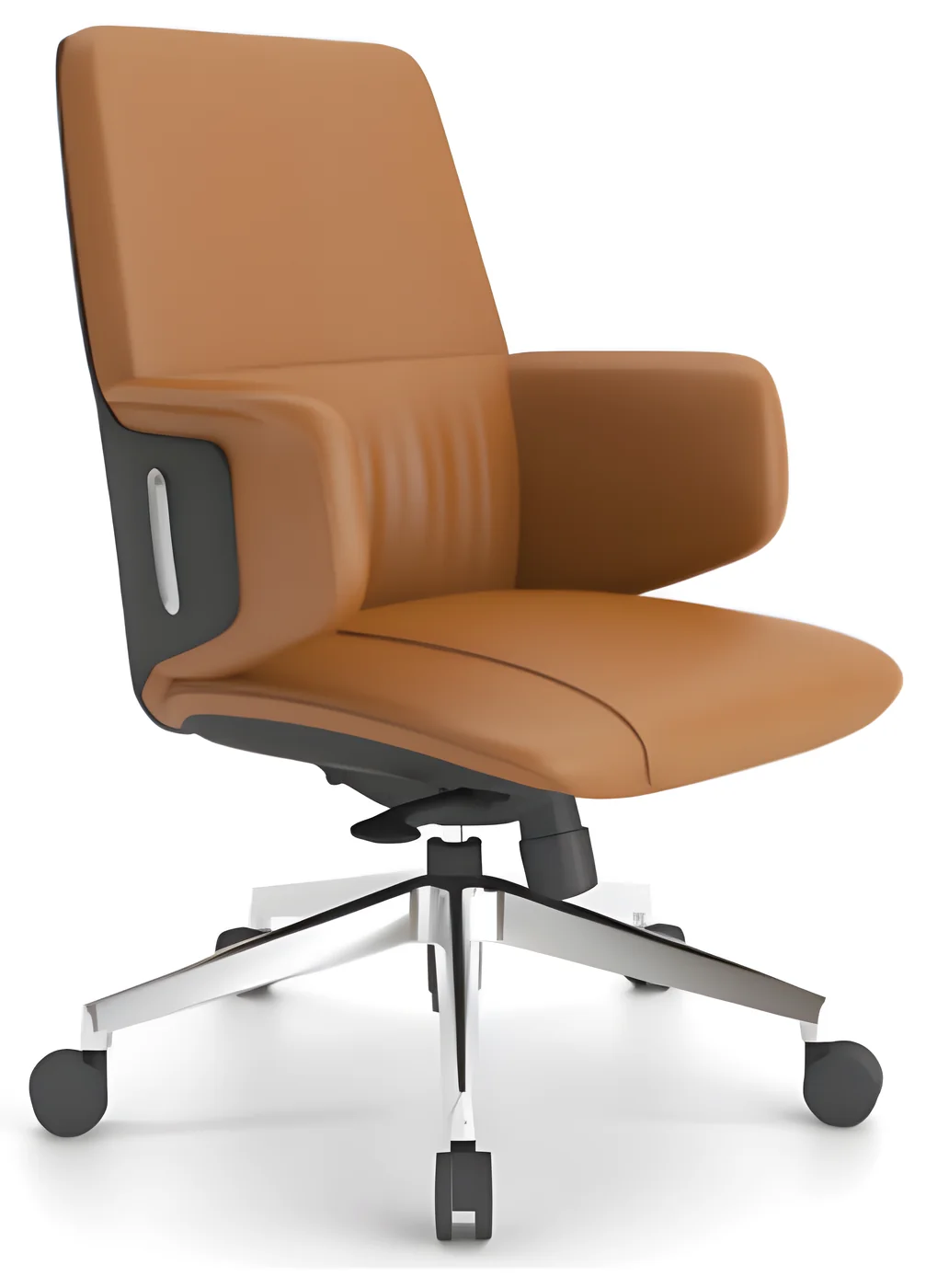 Medium back executive chair AM 2416B – PU leather