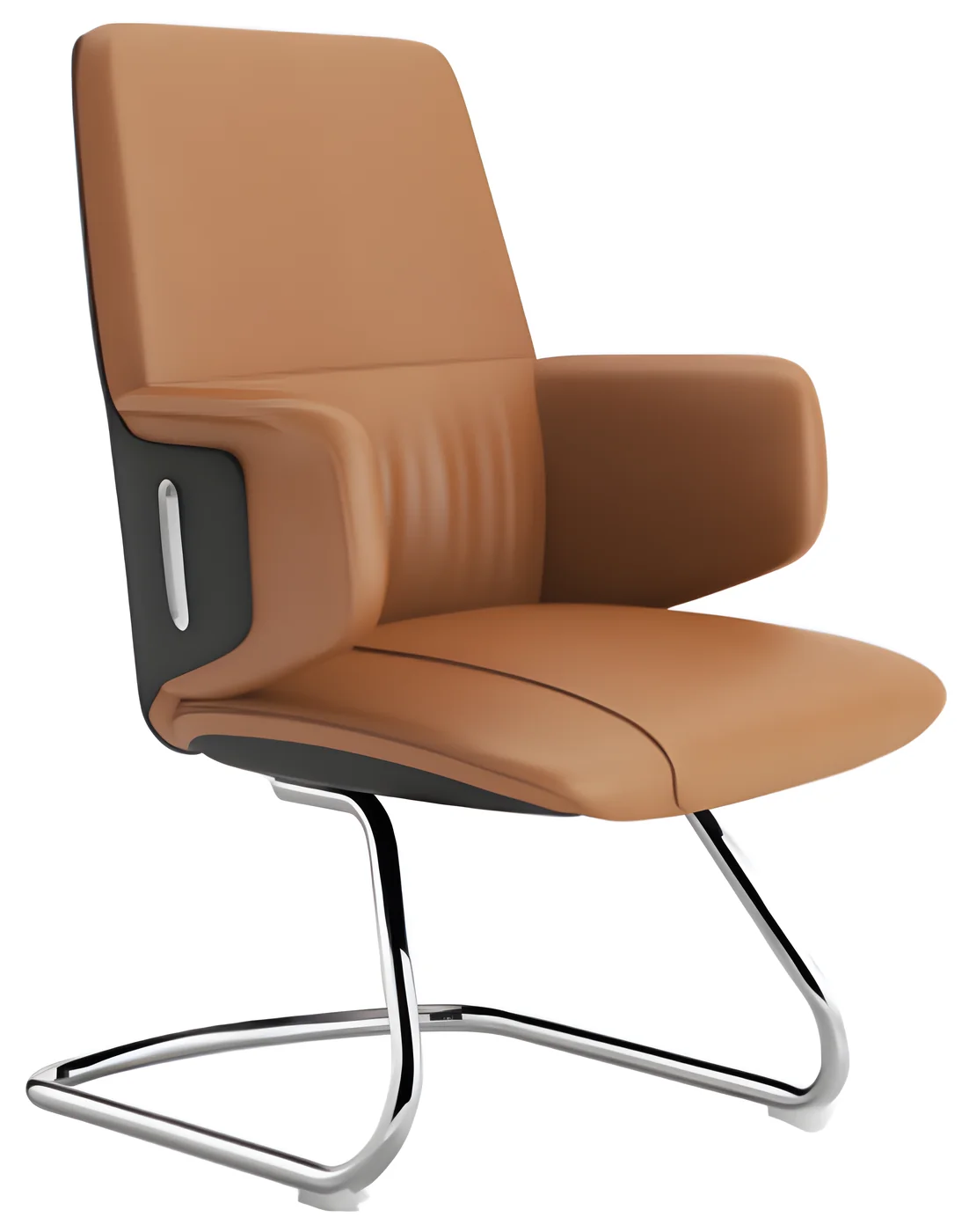 [AMBITION-AM-2416C] Visitor chair AM 2416C – cantilever base, PU leather