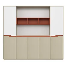 Armoire de rangement LE-740 – 2100 mm (Poirier doré (M046))