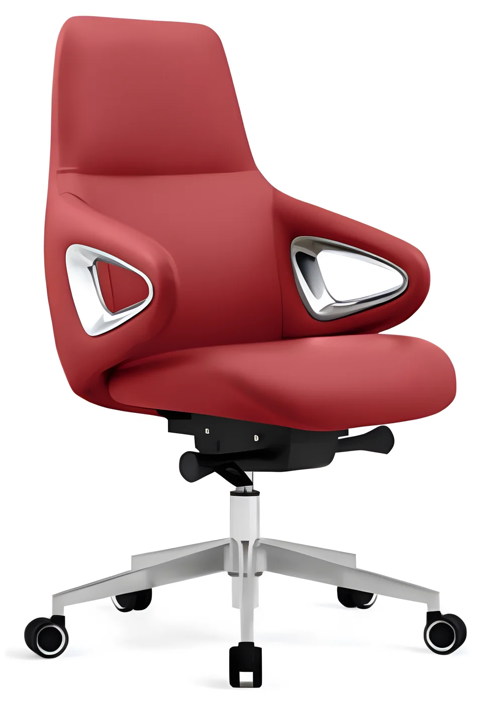 Medium back executive chair AM 2502B – PU leather