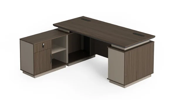Bureau de manager LB-805-18 – 1800 mm (Bois foncé (M047))