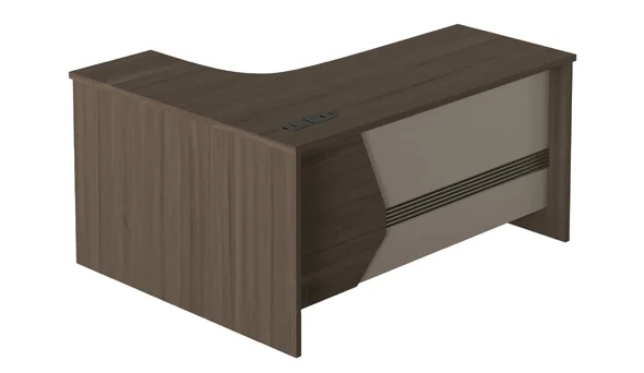 Bureau de manager LB-806-16 – 1600 mm (Bois foncé (M047))