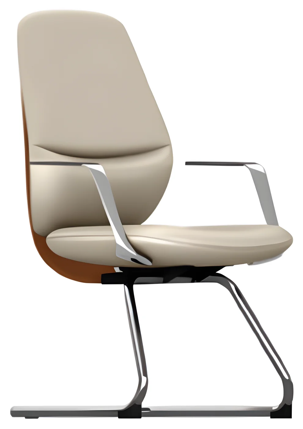 [AMBITION-AM-2501C] Visitor chair AM 2501C – cantilever base, PU leather