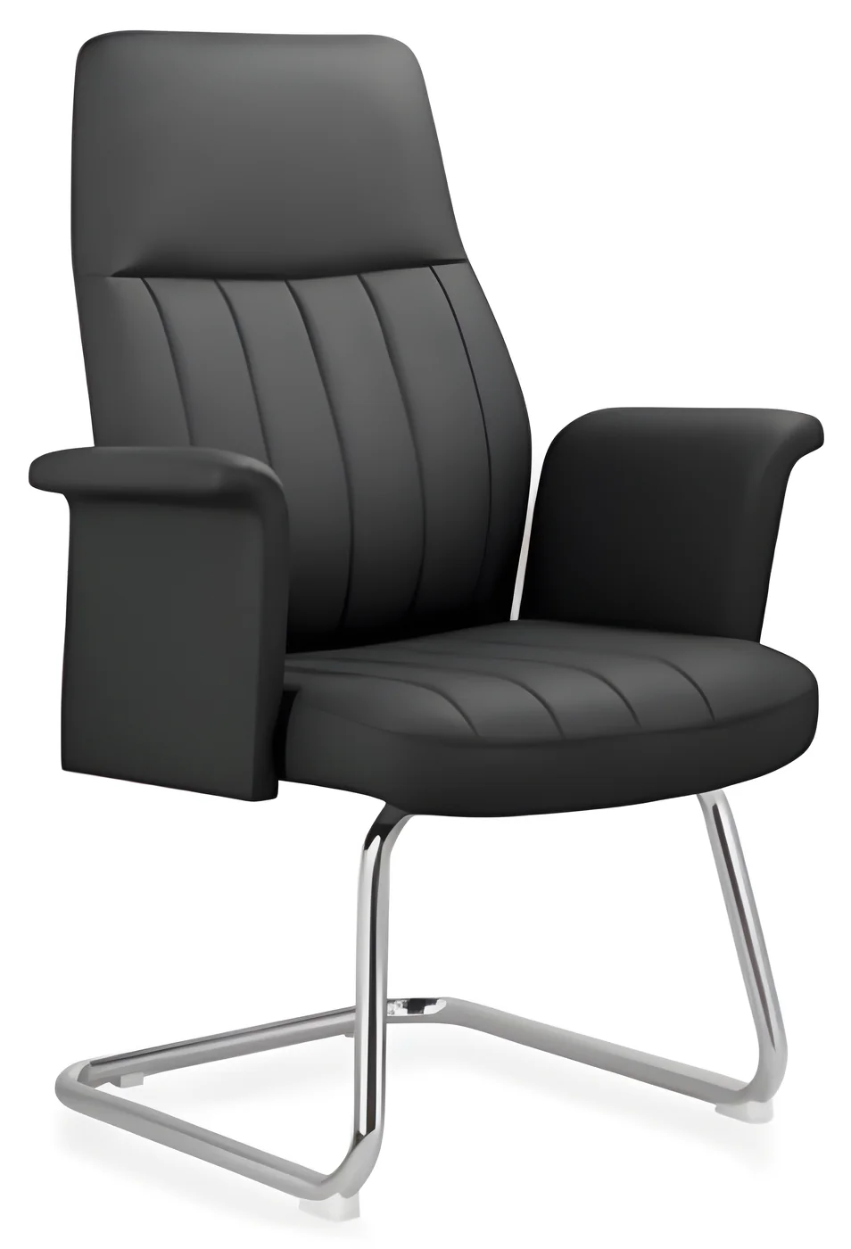 [AMBITION-AM-2509C] Visitor chair AM 2509C – cantilever base, PU leather