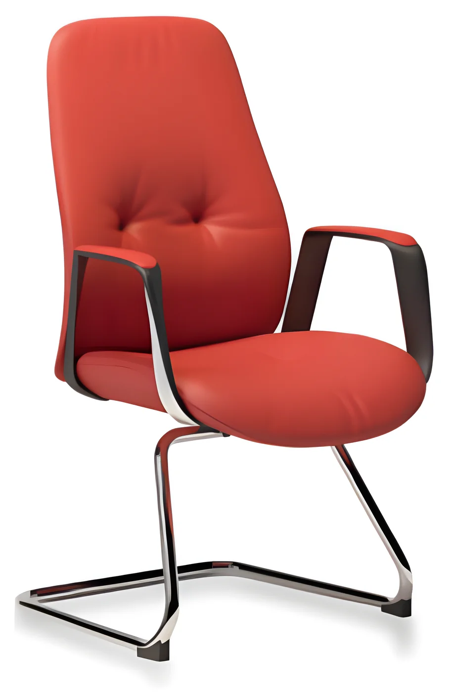 [AMBITION-AM-2520C] Visitor chair AM 2520C – cantilever base, PU leather