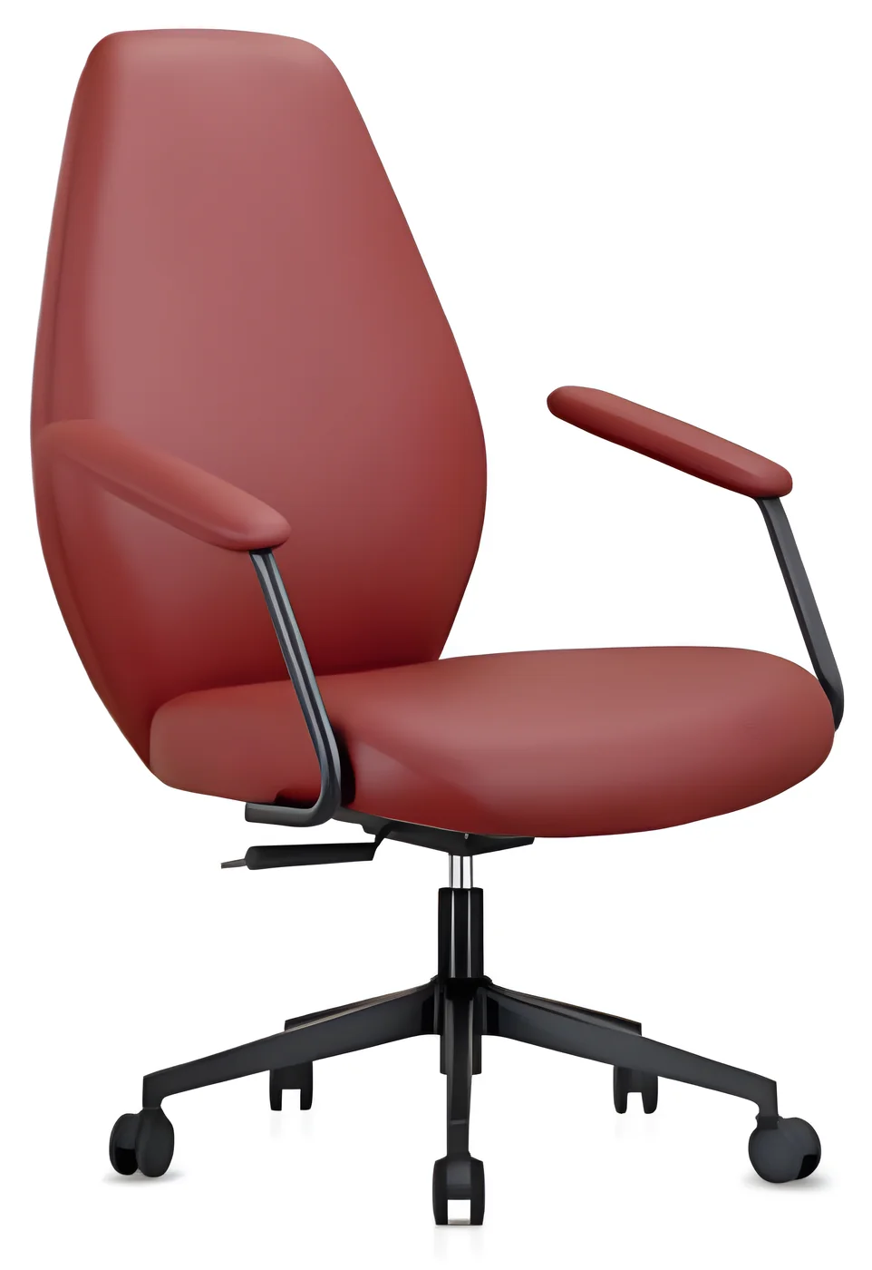 [AMBITION-AM-2515B] Medium back executive chair AM 2515B – PU leather