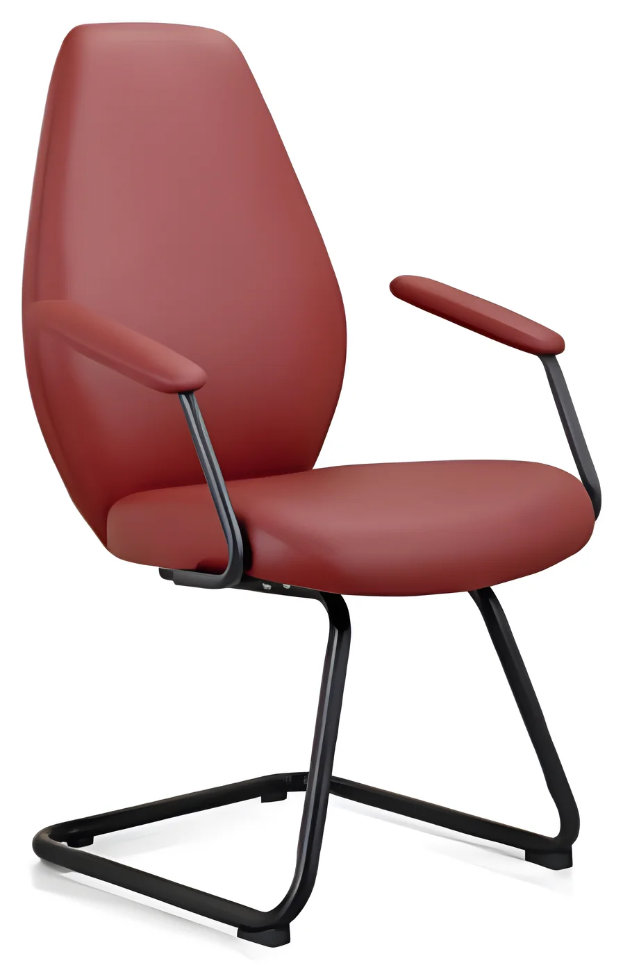 [AMBITION-AM-2515C] Visitor chair AM 2515C – cantilever base, PU leather