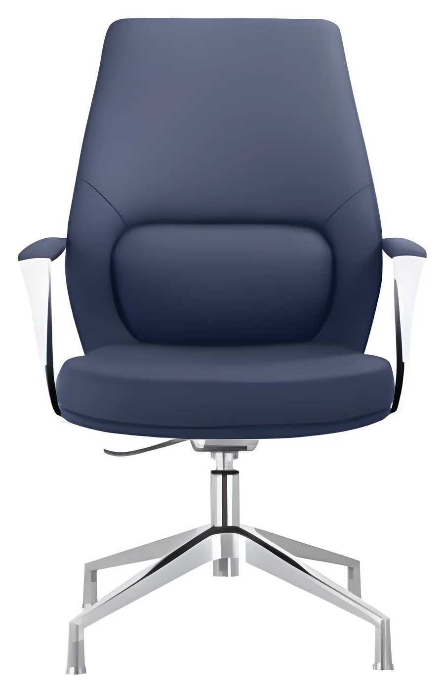 [AMBITION-AM-2305E] Fauteuil de réunion AM 2305E – piètement 4 branches, cuir PU