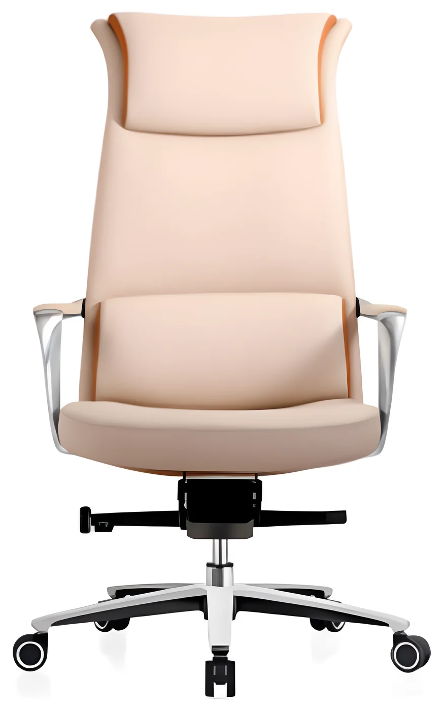 [AMBITION-AM-2307A] Fauteuil de direction AM 2307A – dossier haut, cuir PU, têtière intégrée