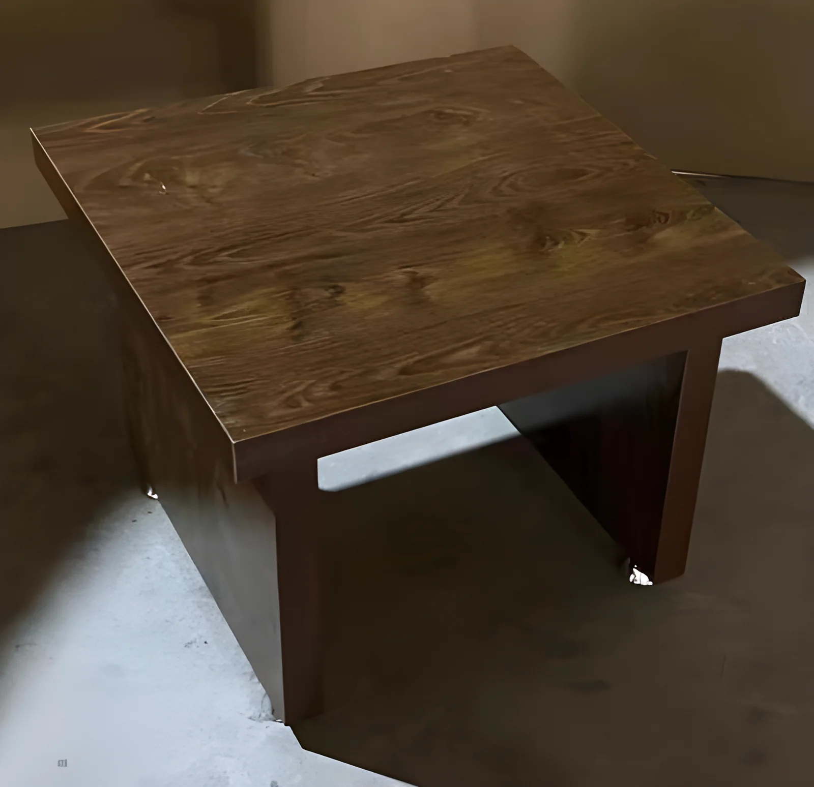 [XIAN-XA-19-07-TABLE-BASSE] Table basse carrée XA-19-07 – bois clair HX-114, 600 x 600 x 450 mm, format compact pour accueil, 1 carton