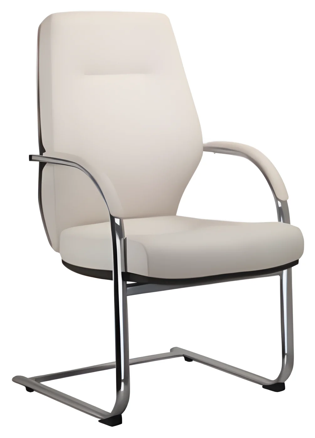 [AMBITION-AM-1711C] Visitor chair AM 1711C – cantilever base, PU leather