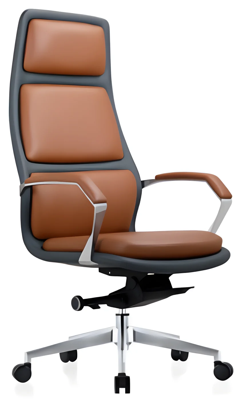 [AMBITION-AM-2215A] Fauteuil de direction AM 2215A – dossier haut, cuir PU
