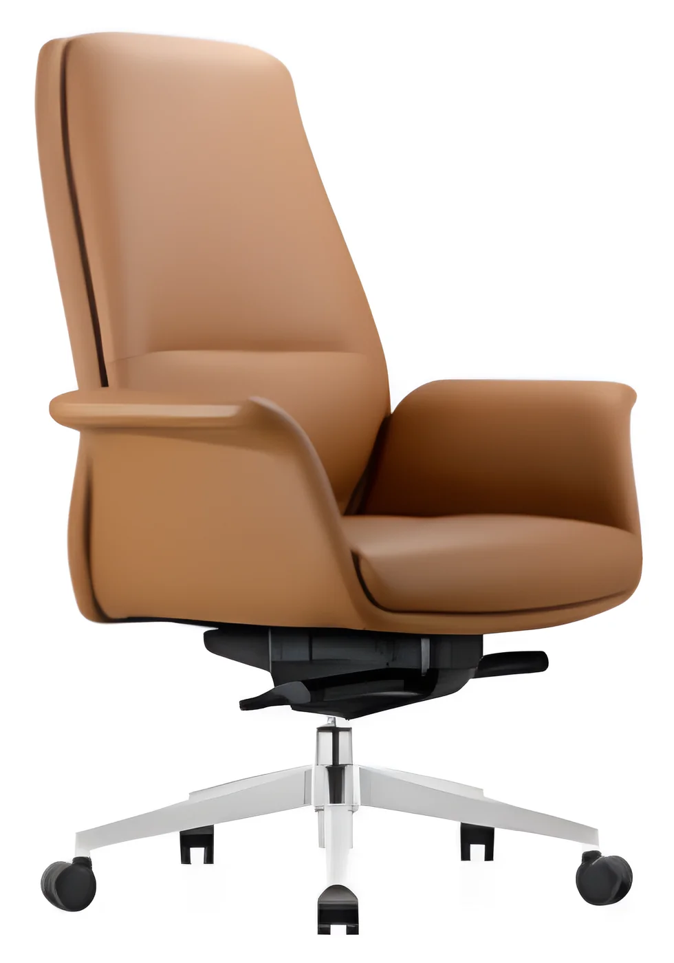[AMBITION-AM-2015B] Fauteuil de direction AM 2015B – dossier moyen, cuir PU