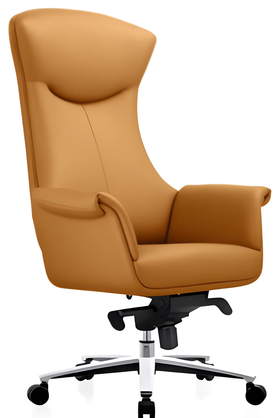 [AMBITION-AM-2309A] Fauteuil de direction AM 2309A – dossier haut, cuir PU, têtière intégrée