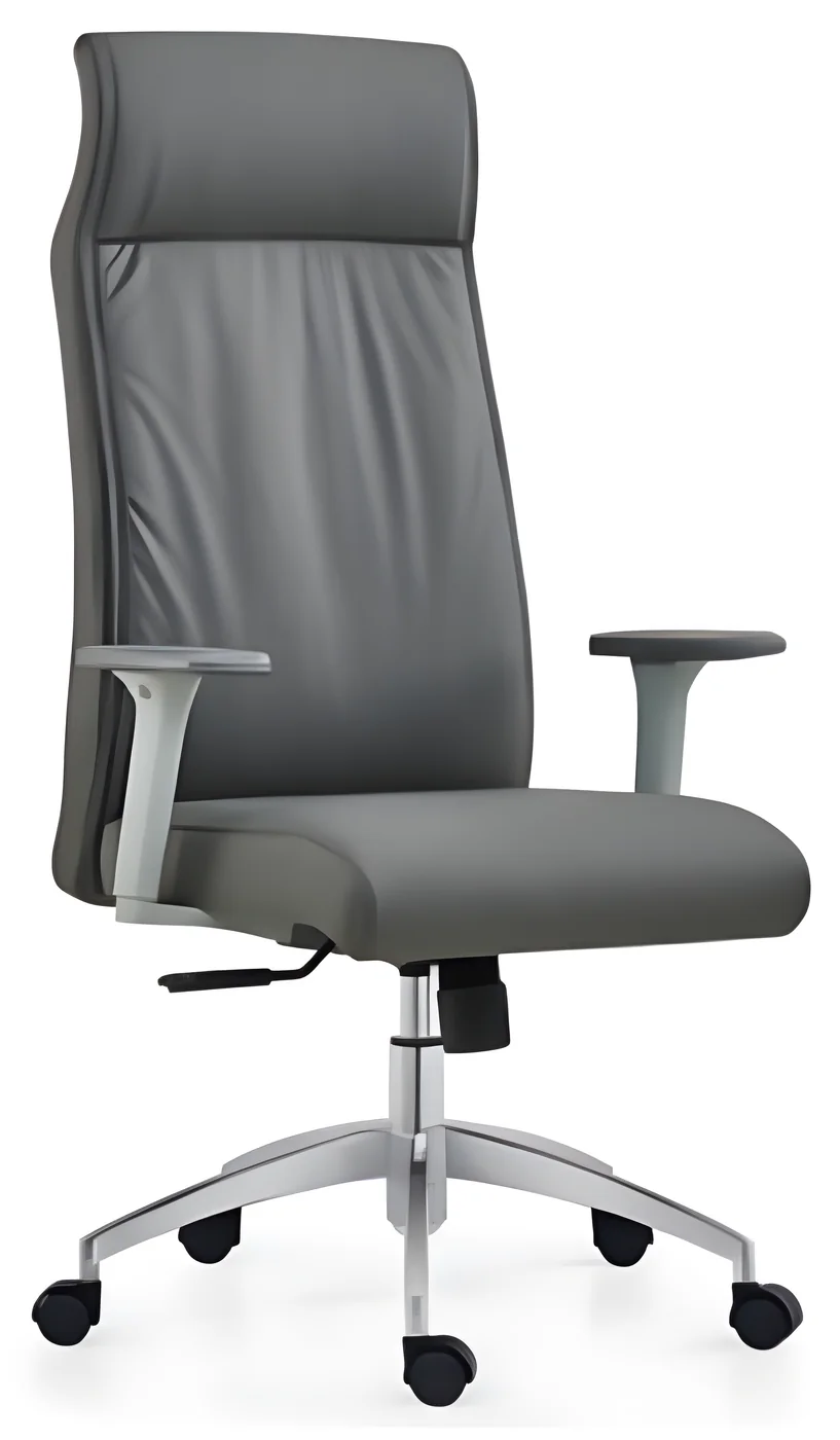 [AMBITION-AM-2301A] Fauteuil de direction AM 2301A – dossier haut, cuir PU, têtière intégrée