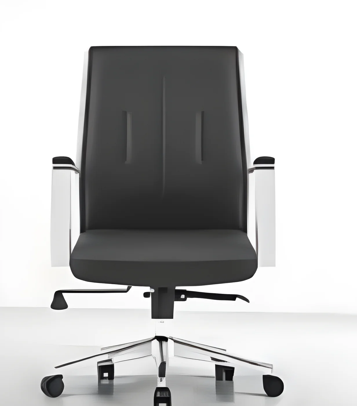 [AMBITION-AMT-01B] Fauteuil de direction AMT 01B – dossier moyen, cuir PU