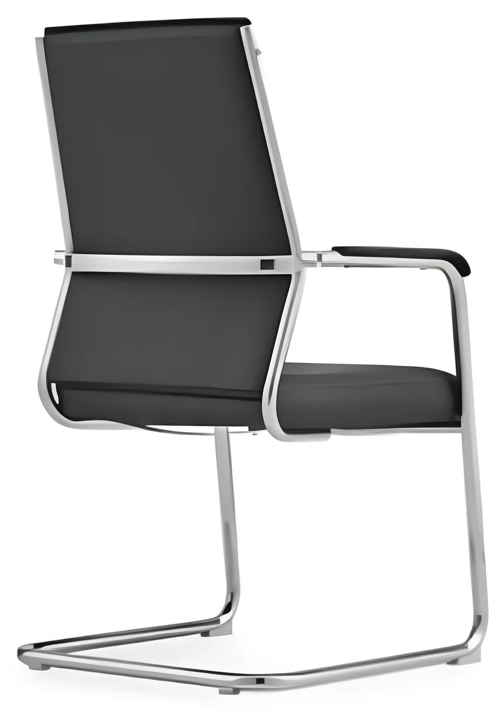 [AMBITION-AMT-01C] Visitor chair AMT 01C – cantilever base, PU leather