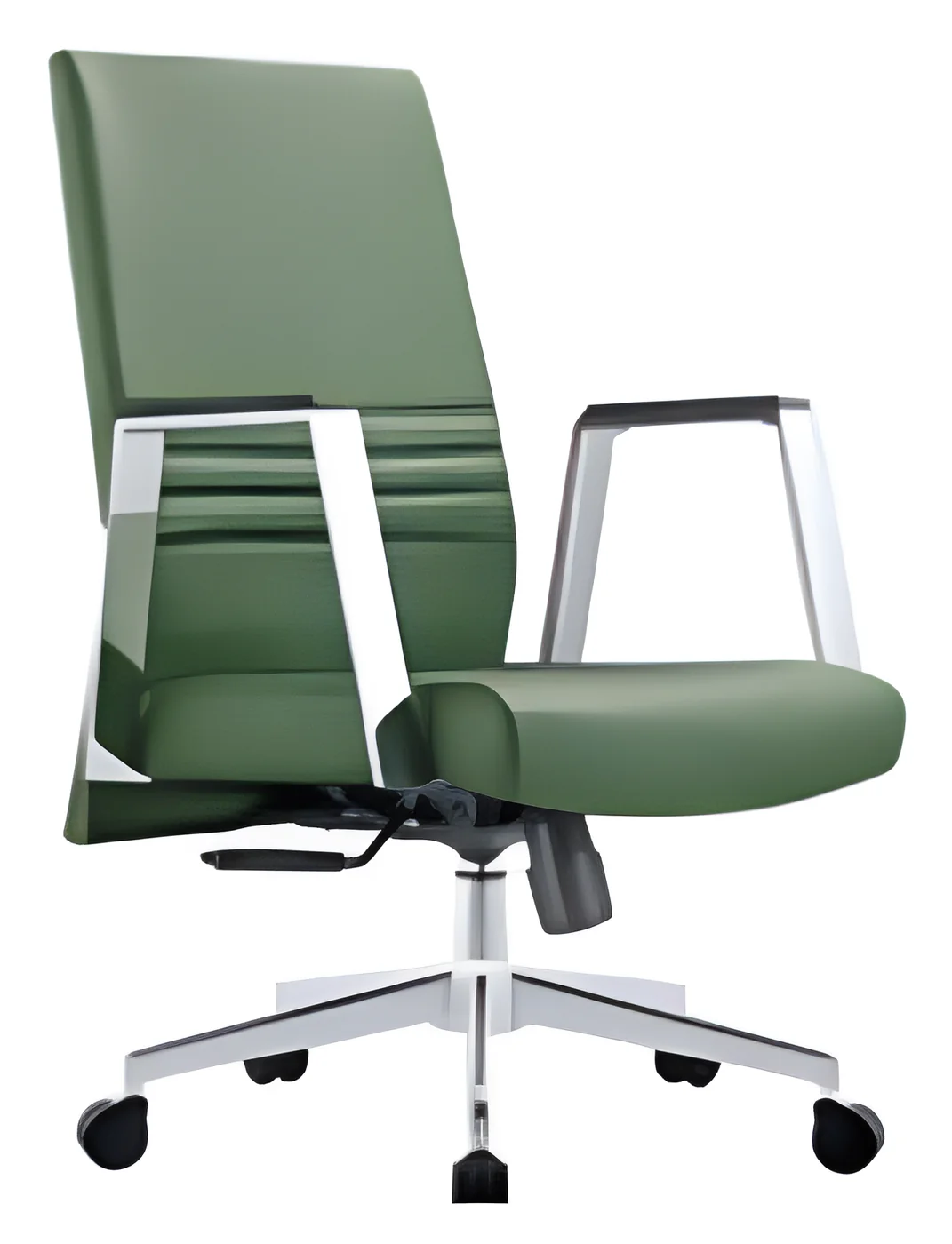 [AMBITION-AM-2011B] Fauteuil de direction AM 2011B – dossier moyen, cuir PU
