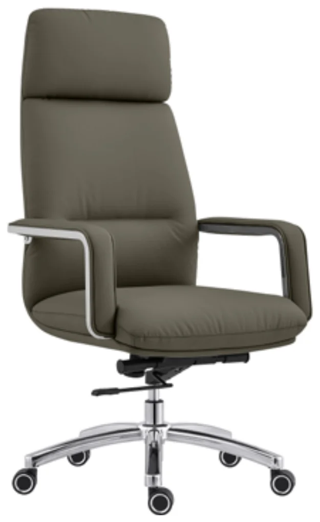 [AMBITION-AM-2316A] Fauteuil de direction AM 2316A – dossier haut, cuir PU, têtière intégrée
