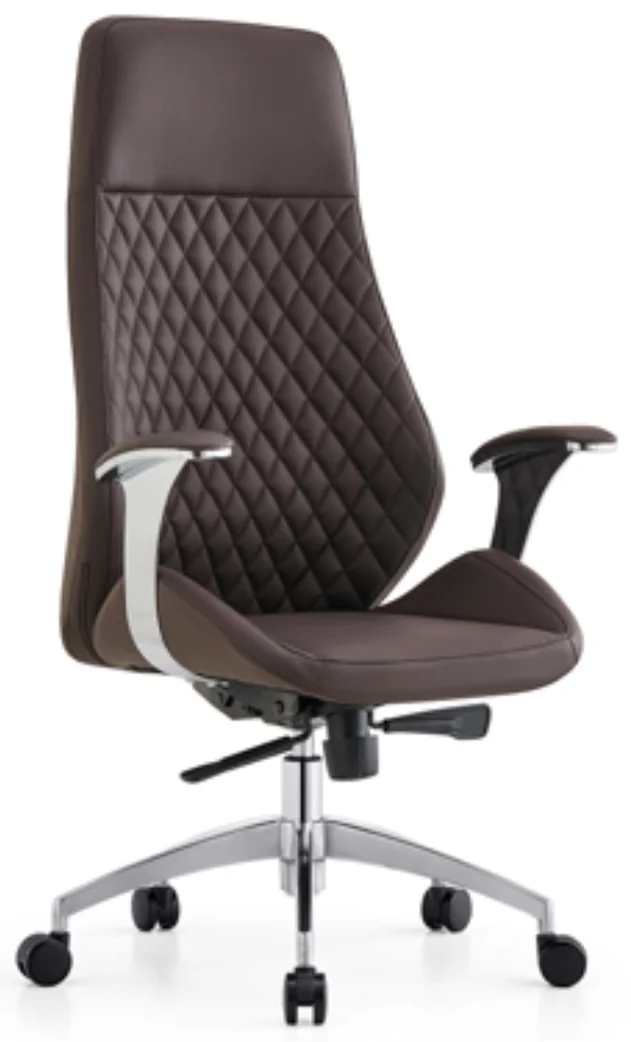 [AMBITION-AM-1603A] Fauteuil de direction AM 1603A – dossier haut, cuir PU