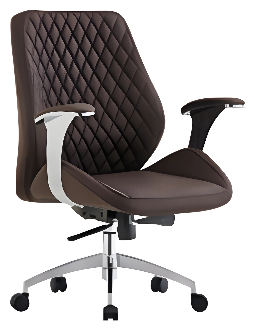 [AMBITION-AM-1603B] Medium back executive chair AM 1603B – PU leather