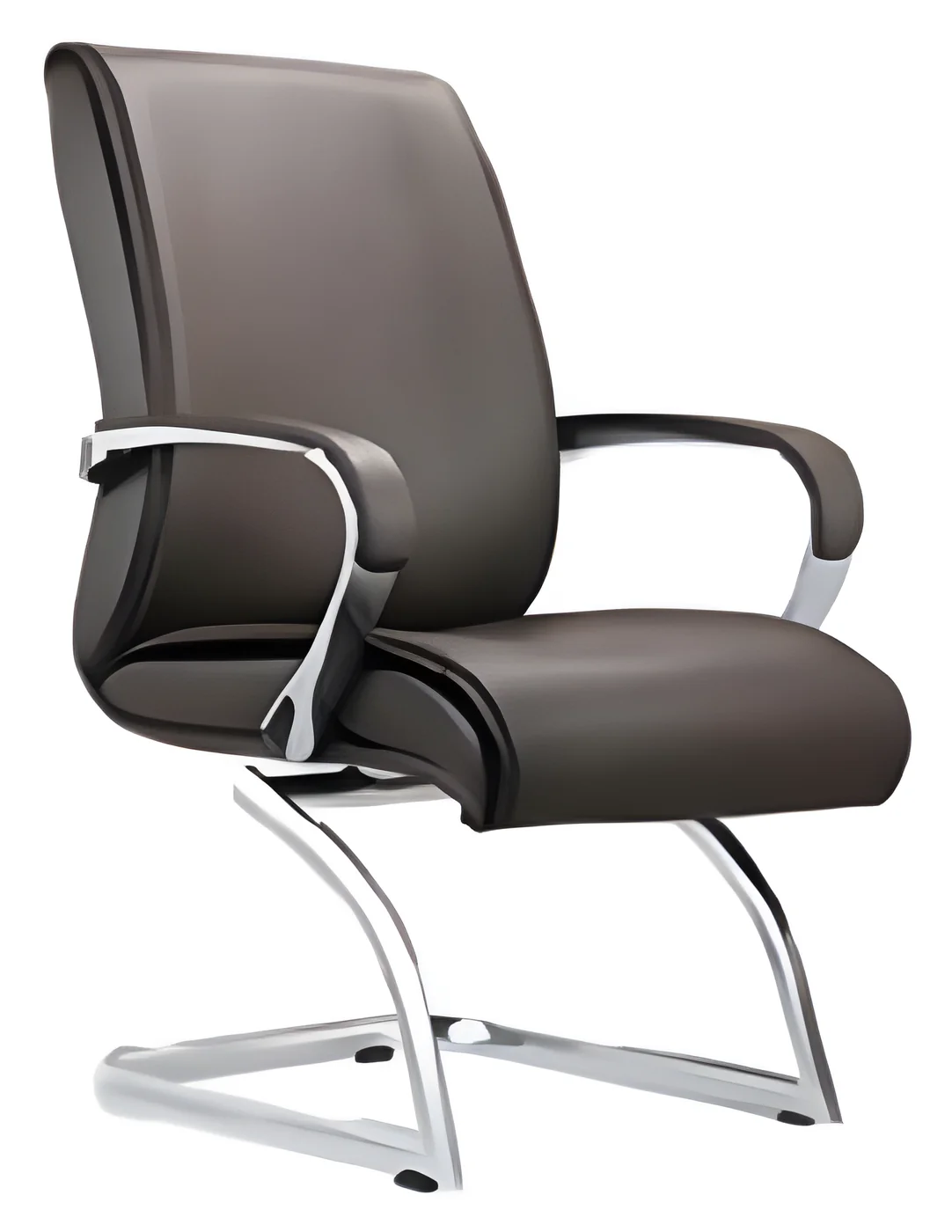 [AMBITION-AM-1716C] Visitor chair AM 1716C – cantilever base, PU leather