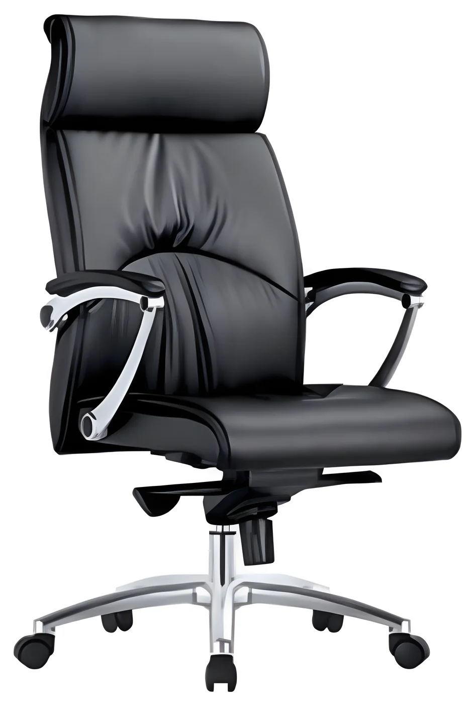 [AMBITION-AM-12-28A-1] High back executive chair AM-12-28A-1 – PU leather, integrated headrest