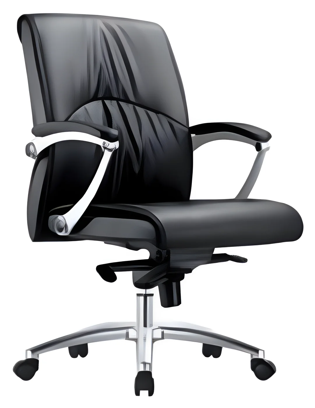 [AMBITION-AM-12-28B-1] Medium back executive chair AM-12-28B-1 – PU leather