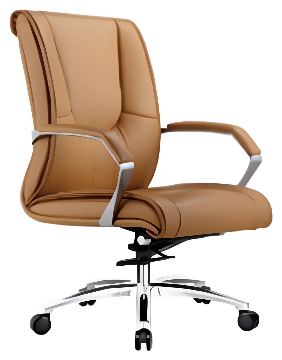 [AMBITION-AM-6004B] Medium back executive chair AM 6004B – PU leather