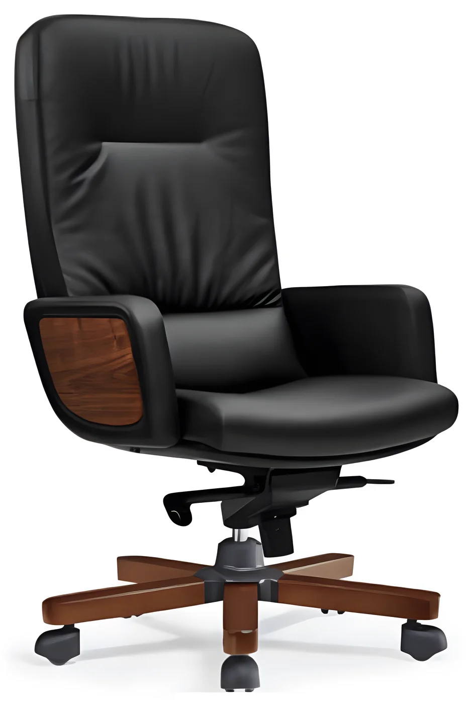 [AMBITION-AM-181A] Fauteuil de direction AM 181A – dossier haut, cuir PU