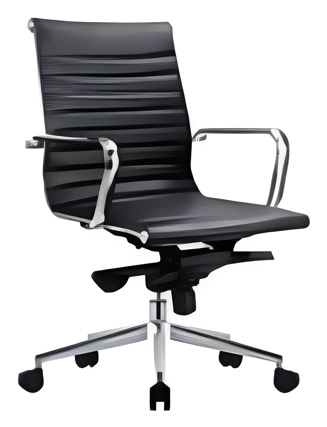 [AMBITION-AM-10-10B-1] Medium back executive chair AM-10-10B-1 – PU leather