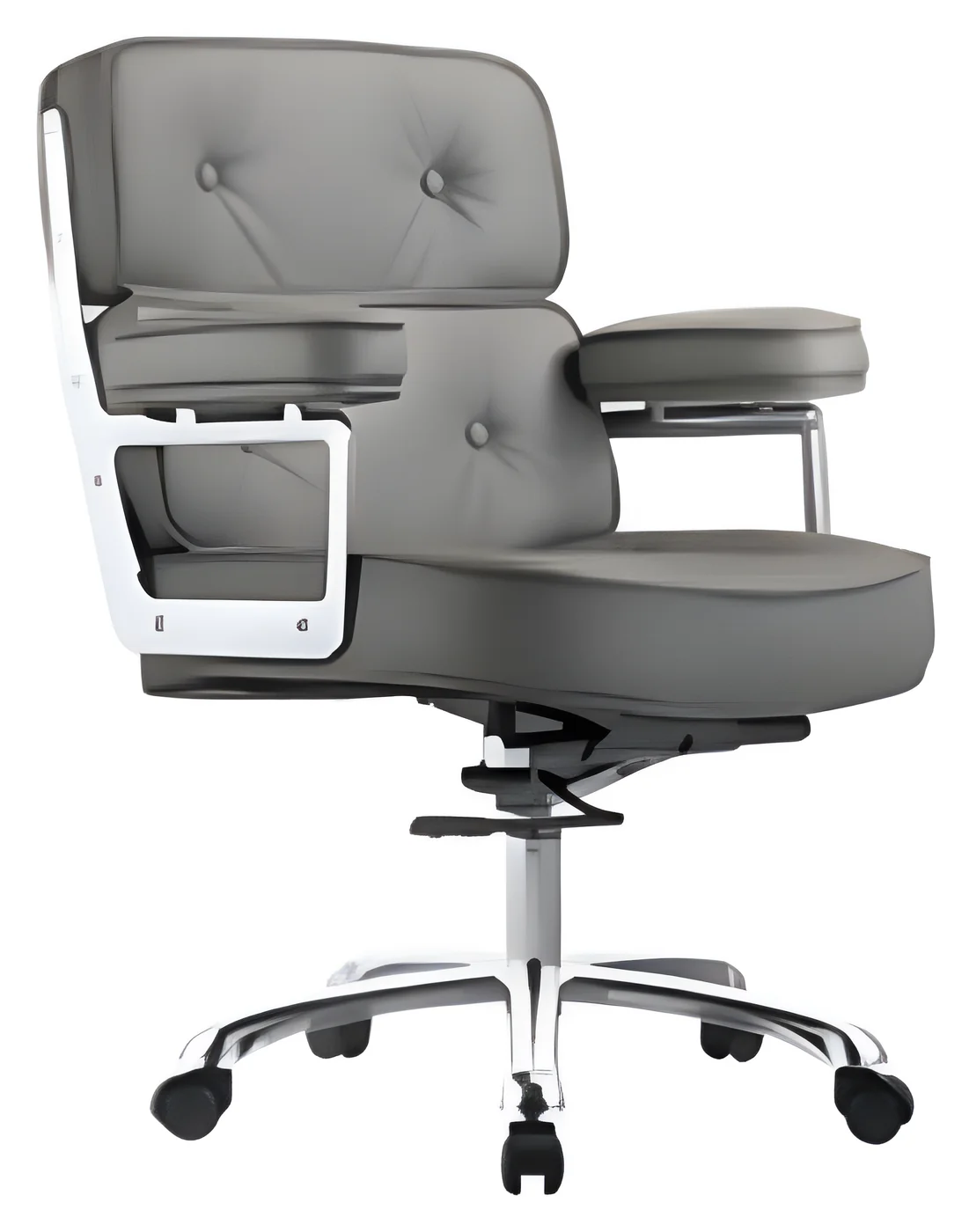 [AMBITION-AM-3001B] Fauteuil de direction AM 3001B – dossier moyen, cuir PU