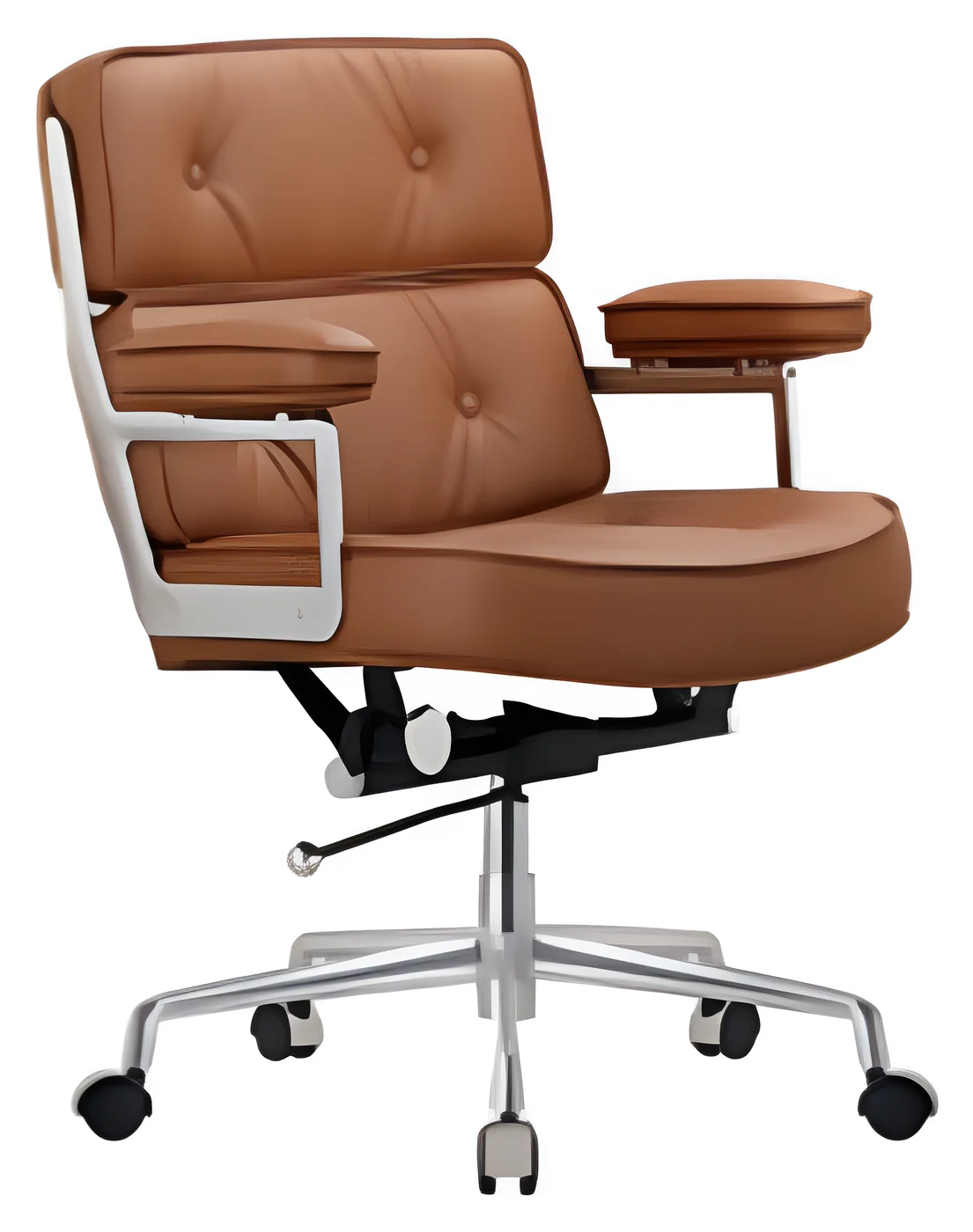 [AMBITION-AM-3001B-2] Fauteuil de direction AM 3001B-2 – dossier moyen, cuir PU