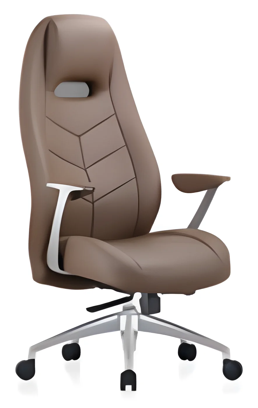 [AMBITION-AM-1612A] High back executive chair AM 1612A – PU leather, integrated headrest