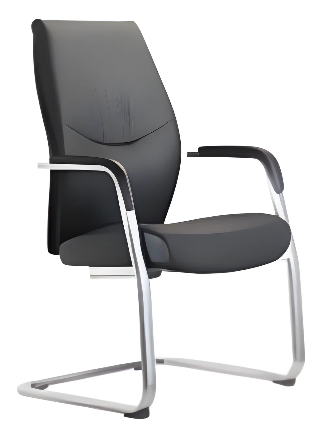 [AMBITION-AM-1905C] Visitor chair AM 1905C – cantilever base, PU leather