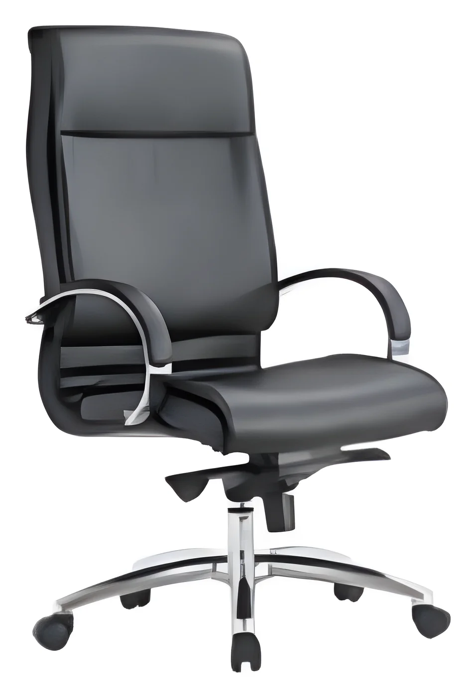 [AMBITION-AM-6046A] Fauteuil de direction AM 6046A – dossier haut, cuir PU