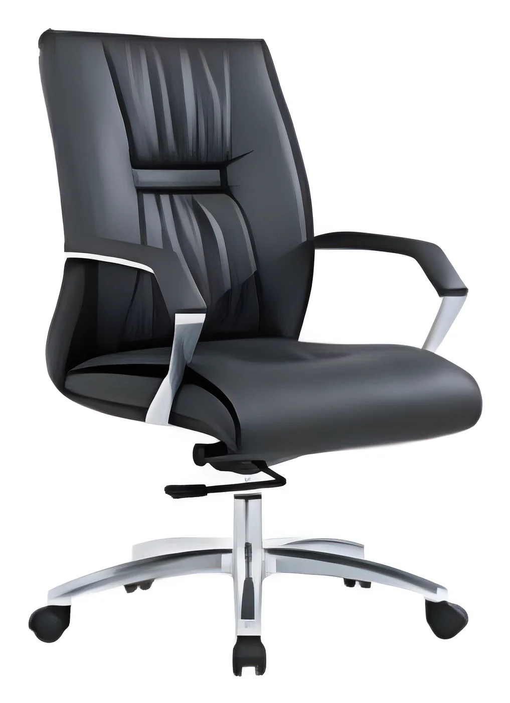 [AMBITION-AM-6001B] Medium back executive chair AM 6001B – PU leather