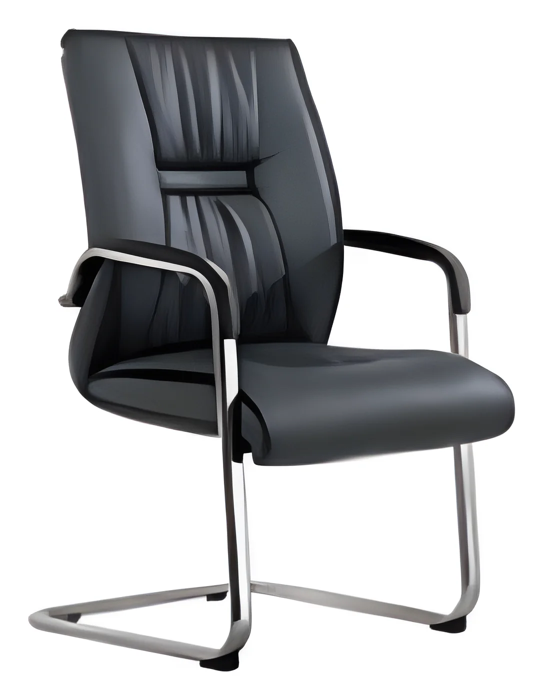 [AMBITION-AM-6001C] Visitor chair AM 6001C – cantilever base, PU leather