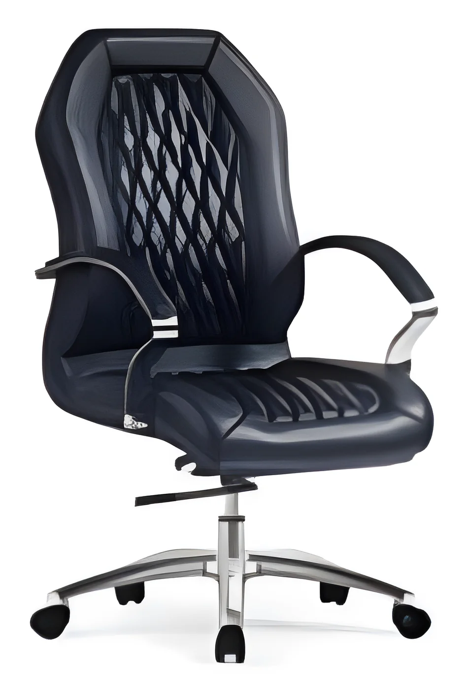 [AMBITION-AM-1713B-1] Fauteuil de direction AM 1713B-1 – dossier moyen, cuir PU