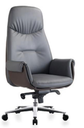 Fauteuil direction enveloppant cuir PU AM 1921A – accoudoirs intégrés, synchrone 4 positions, roulettes 60 mm