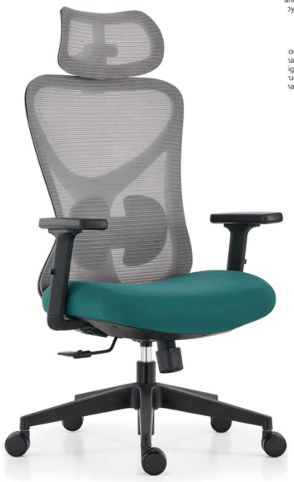 Siège ergonomique AM 10-2A – dossier haut, résille, têtière réglable