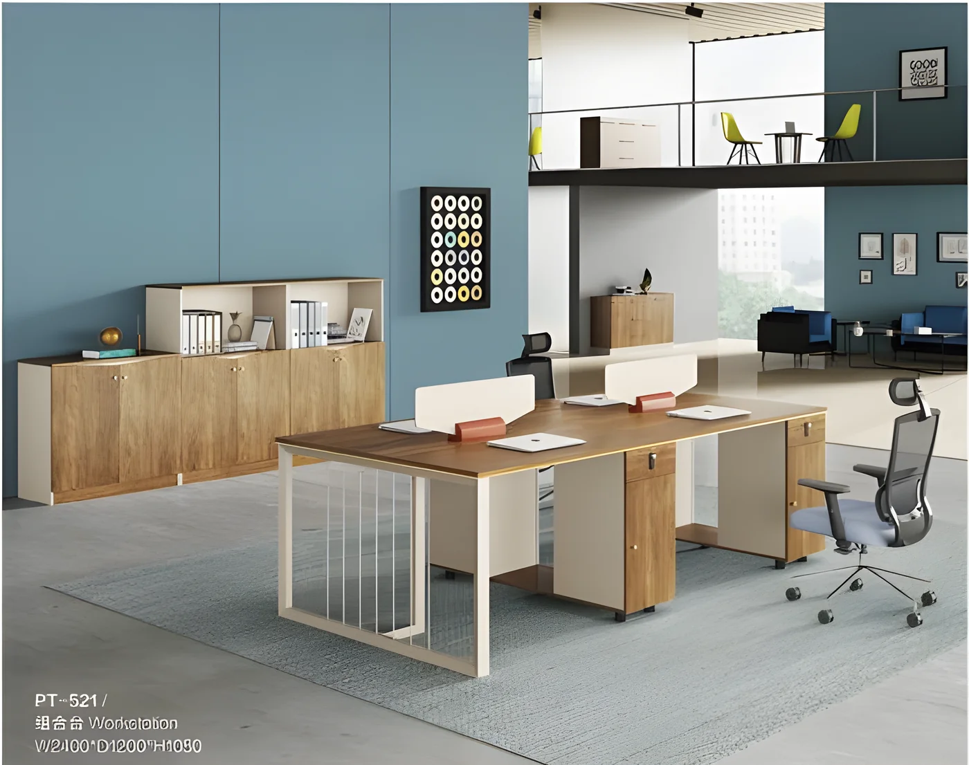 [LONGQI-PT-521] Workstation PT-521 – 2400 mm