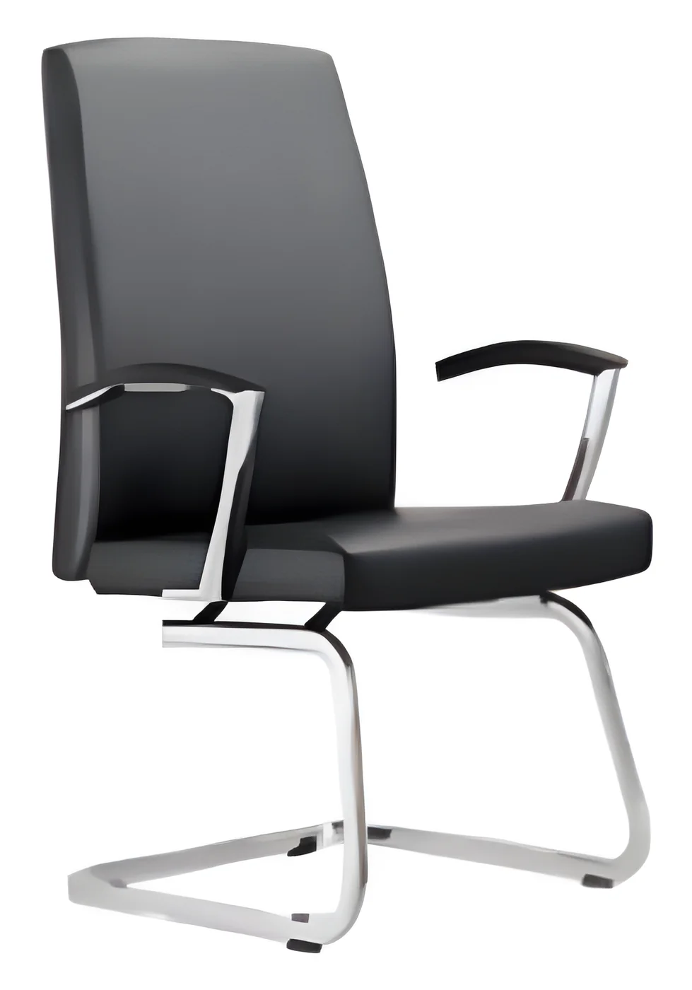 [AMBITION-C-208] Visitor chair C 208 – cantilever base, PU leather