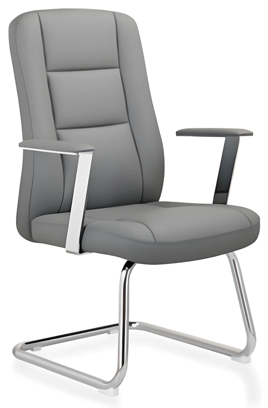 [AMBITION-AM-2507C] Visitor chair AM 2507C – cantilever base, PU leather